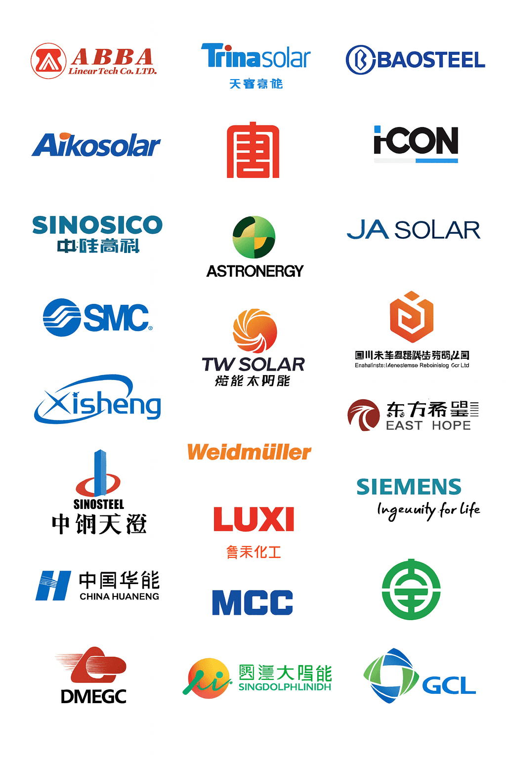 Our Strategic Partners - Leading Solar and Renewable Energy Companies